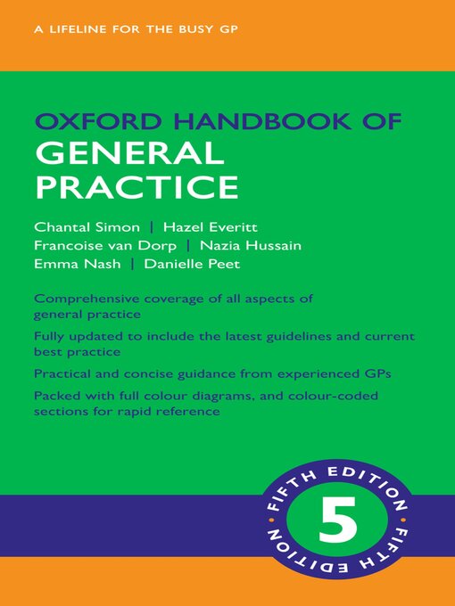 Title details for Oxford Handbook of General Practice by Chantal Simon - Wait list